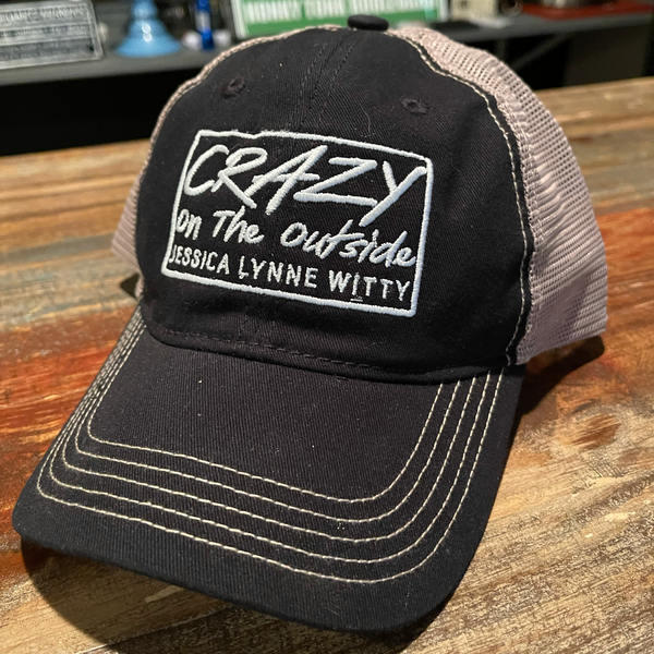 Jessica Lynne Witty Crazy On The Outside Trucker Hat