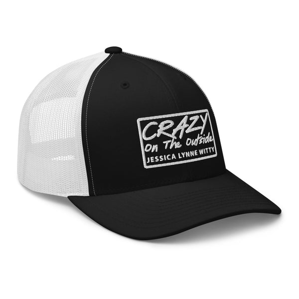 Jessica Lynne Witty Crazy On The Outside Trucker Hat