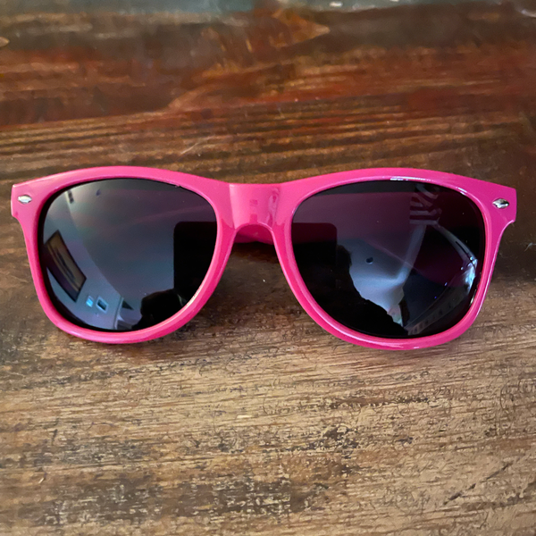 Jessica Lynne Witty Hail Mary Pink Sunglasses